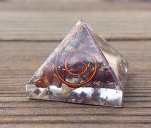 Load image into Gallery viewer, Small (25-30mm) MOOKAITE JASPER COIL Orgone Gemstone Pyramid Small Pyramid Orgone