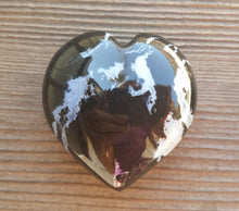 Load image into Gallery viewer, NATURAL SOLOMON AGATE Gemstone Puffy Heart 40-45mm