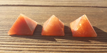 Load image into Gallery viewer, RED AVENTURINE natural Medium gemstone crystal pyramid 27-30mm