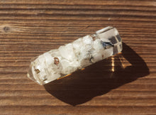 Load image into Gallery viewer, RAINBOW MOONSTONE ORGONE Single Terminated Gemstone Crystal Pencil Point (One)