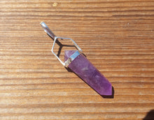 Load image into Gallery viewer, Natural AMETHYST Crystal D - Point Pendant Gemstone