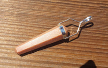 Load image into Gallery viewer, Natural PEACH MOONSTONE Crystal D - Point Pendant Gemstone