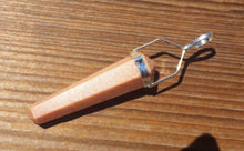 Load image into Gallery viewer, Natural PEACH MOONSTONE Crystal D - Point Pendant Gemstone