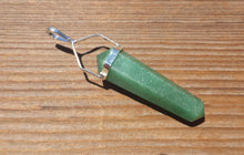 Load image into Gallery viewer, Natural GREEN AVENTURINE Crystal D - Point Pendant Gemstone