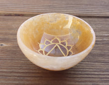 Load image into Gallery viewer, 7 CHAKRA GEMSTONE ENGRAVED Hand Carved Gemstone Bowl Set