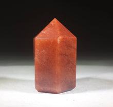 Load image into Gallery viewer, NATURAL RED AVENTURINE Carved Faceted Point Gemstone Crystal  Point