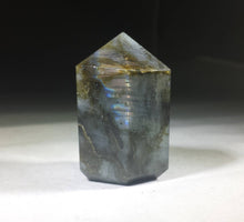 Load image into Gallery viewer, NATURAL LABRADORITE Carved Faceted Point Gemstone Crystal  Point