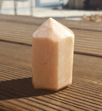 Load image into Gallery viewer, NATURAL MOONSTONE Carved Faceted Point Gemstone Crystal  Point