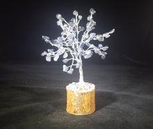 Load image into Gallery viewer, Natural IOLITE Gemstone Chip Tree With 100 Stones Crystal Tree Of Life