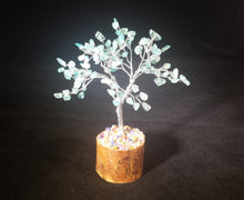 Load image into Gallery viewer, Natural AQUAMARINE Gemstone Chip Tree With 100 Stones Crystal Tree Of Life