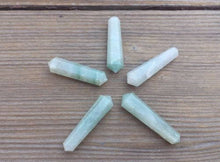 Load image into Gallery viewer, NATURAL GREEN AVENTURINE Double Terminated Gemstone Crystal Pencil Point (One)