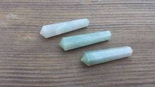Load image into Gallery viewer, NATURAL GREEN AVENTURINE Double Terminated Gemstone Crystal Pencil Point (One)