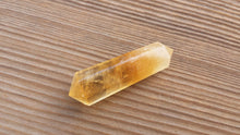 Load image into Gallery viewer, NATURAL CITRINE Double Terminated Gemstone Crystal Pencil Point (One)