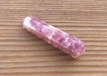 Load image into Gallery viewer, NATURAL LEPIDOLITE Double Terminated Gemstone Crystal Pencil Point (One)