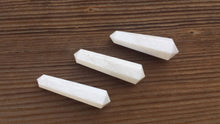 Load image into Gallery viewer, NATURAL SCOLECITE Double Terminated Gemstone Crystal Pencil Point (One)