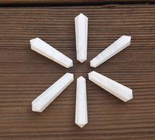 Load image into Gallery viewer, NATURAL SCOLECITE Double Terminated Gemstone Crystal Pencil Point (One)