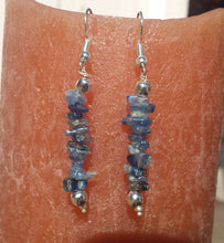 Load image into Gallery viewer, Natural KYANITE Handmade Gemstone Chip EARRINGS