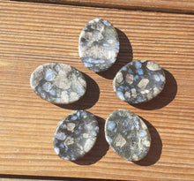 Load image into Gallery viewer, RHYOLITE Worry Stone Natural Stone Hand Carved Gemstone Worry Stone
