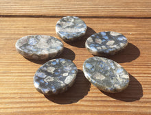 Load image into Gallery viewer, RHYOLITE Worry Stone Natural Stone Hand Carved Gemstone Worry Stone