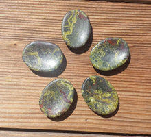 Load image into Gallery viewer, DRAGON STONE Worry Stone Natural Stone Hand Carved Gemstone Worry Stone