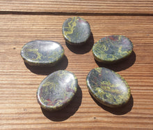 Load image into Gallery viewer, DRAGON STONE Worry Stone Natural Stone Hand Carved Gemstone Worry Stone