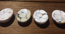 Load image into Gallery viewer, FOSSIL JASPER Worry Stone Natural Stone Hand Carved Gemstone Worry Stone