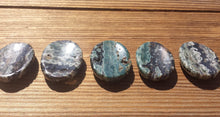 Load image into Gallery viewer, RAINFOREST RHYOLITE Worry Stone Natural Stone Hand Carved Gemstone Worry Stone
