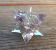 Load image into Gallery viewer, ORGONE AMETHYST Gemstone Merkaba Star Orgone