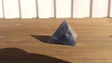 Load image into Gallery viewer, IOLITE natural Medium gemstone crystal pyramid 27-30mm