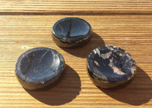 Load image into Gallery viewer, BLACK TOURMALINE Sphere Stand Natural Stone Hand Carved Gemstone Sphere Stand