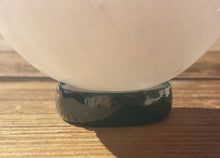 Load image into Gallery viewer, BLACK TOURMALINE Sphere Stand Natural Stone Hand Carved Gemstone Sphere Stand