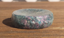 Load image into Gallery viewer, RUBY IN KYANITE Sphere Stand Natural Stone Hand Carved Gemstone Sphere Stand