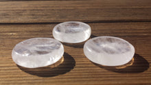 Load image into Gallery viewer, CLEAR QUARTZ Sphere Stand Natural Stone Hand Carved Gemstone Sphere Stand