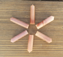 Load image into Gallery viewer, NATURAL PINK AVENTURINE Single Terminated Gemstone Crystal Pencil Point (One)