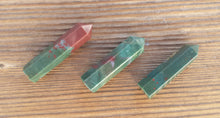 Load image into Gallery viewer, NATURAL BLOODSTONE Single Terminated Gemstone Crystal Pencil Point (One)