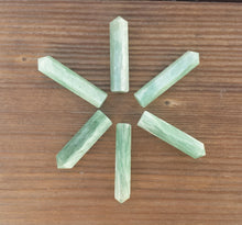 Load image into Gallery viewer, NATURAL AMAZONITE Single Terminated Gemstone Crystal Pencil Point (One)