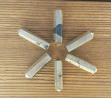 Load image into Gallery viewer, NATURAL PYRITE Single Terminated Gemstone Crystal Pencil Point (One)