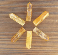 Load image into Gallery viewer, NATURAL CITRINE Single Terminated Gemstone Crystal Pencil Point (One)