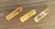 Load image into Gallery viewer, NATURAL CITRINE Single Terminated Gemstone Crystal Pencil Point (One)
