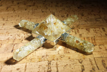 Load image into Gallery viewer, CITRINE ORGONE 4 Point Gemstone Energy Generator