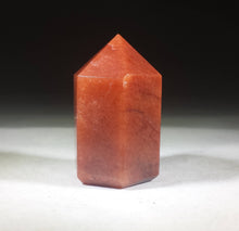 Load image into Gallery viewer, NATURAL RED AVENTURINE Carved Faceted Point Gemstone Crystal  Point