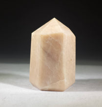 Load image into Gallery viewer, NATURAL MOONSTONE Carved Faceted Point Gemstone Crystal  Point