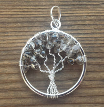 Load image into Gallery viewer, SMOKEY QUARTZ Tree Of Life Wire Wrapped Pendant Stone Natural Gemstone
