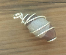 Load image into Gallery viewer, SHIVA LINGAM Wire Wrapped Twist Sacred Stone PENDANT