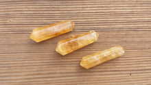 Load image into Gallery viewer, NATURAL CITRINE Double Terminated Gemstone Crystal Pencil Point (One)