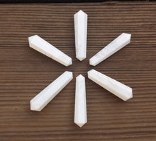 Load image into Gallery viewer, NATURAL SCOLECITE Double Terminated Gemstone Crystal Pencil Point (One)