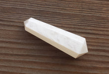 Load image into Gallery viewer, NATURAL SCOLECITE Double Terminated Gemstone Crystal Pencil Point (One)