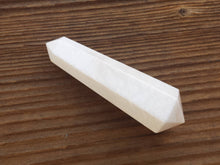 Load image into Gallery viewer, NATURAL SCOLECITE Double Terminated Gemstone Crystal Pencil Point (One)