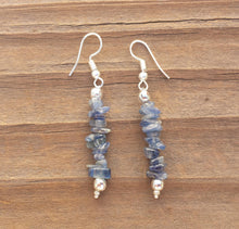 Load image into Gallery viewer, Natural KYANITE Handmade Gemstone Chip EARRINGS