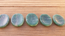 Load image into Gallery viewer, JADE Worry Stone Natural Stone Hand Carved Gemstone Worry Stone